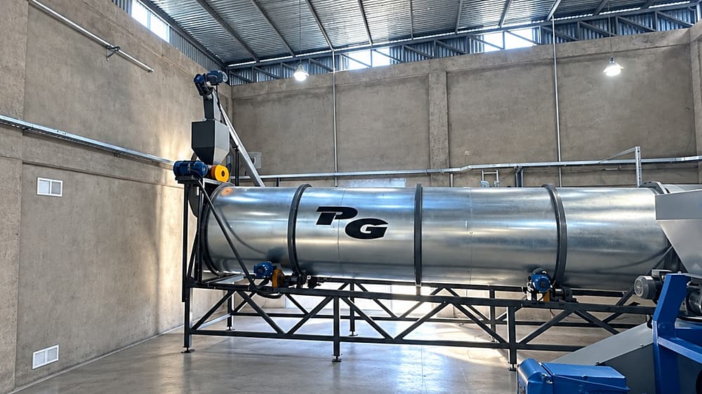 Calentador rotativo PG Metalúrgica