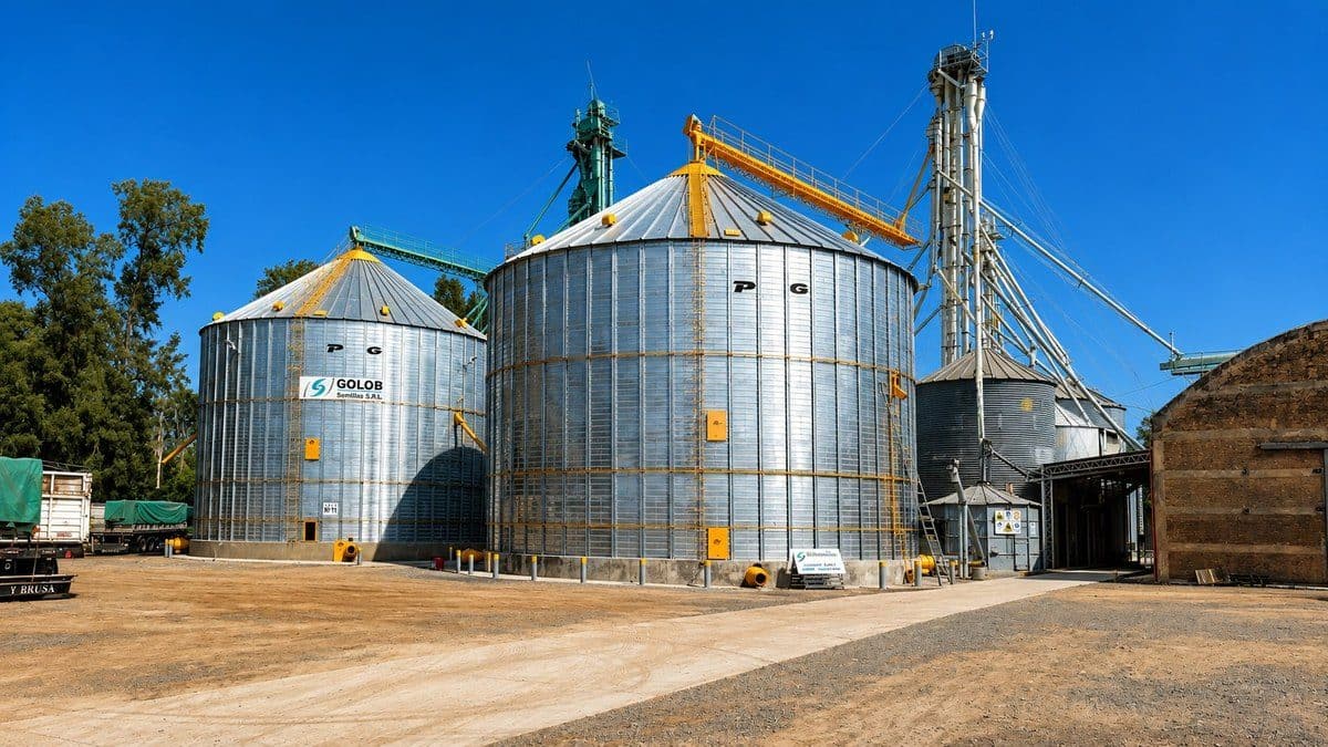 Silos de base de hormigón PG Metalúrgica